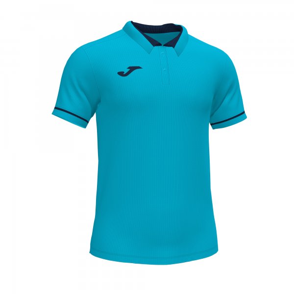 CHAMPIONSHIP VI SHORT SLEEVE POLO FLUOR TURQUOISE-NAVY