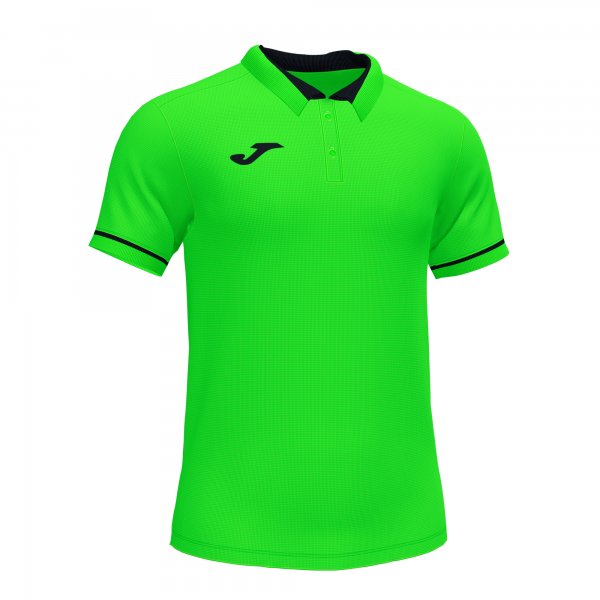 CHAMPIONSHIP VI SHORT SLEEVE POLO FLUOR GREEN BLACK