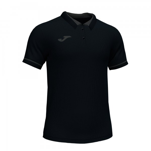 CHAMPIONSHIP VI SHORT SLEEVE POLO BLACK ANTHRACITE