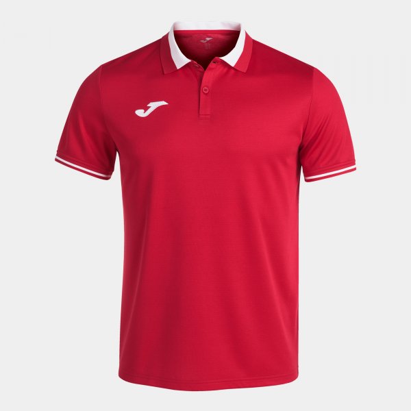 CHAMPIONSHIP VI SHORT SLEEVE POLO RED WHITE