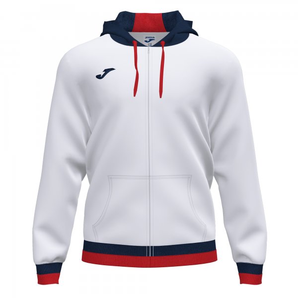 CONFORT II ZIP-UP HOODIE WHITE NAVY