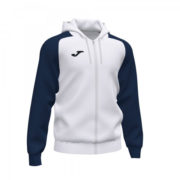 ACADEMY IV ZIP-UP HOODIE WHITE NAVY