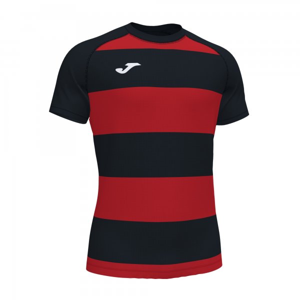 PRORUGBY II SHORT SLEEVE T-SHIRT BLACK RED