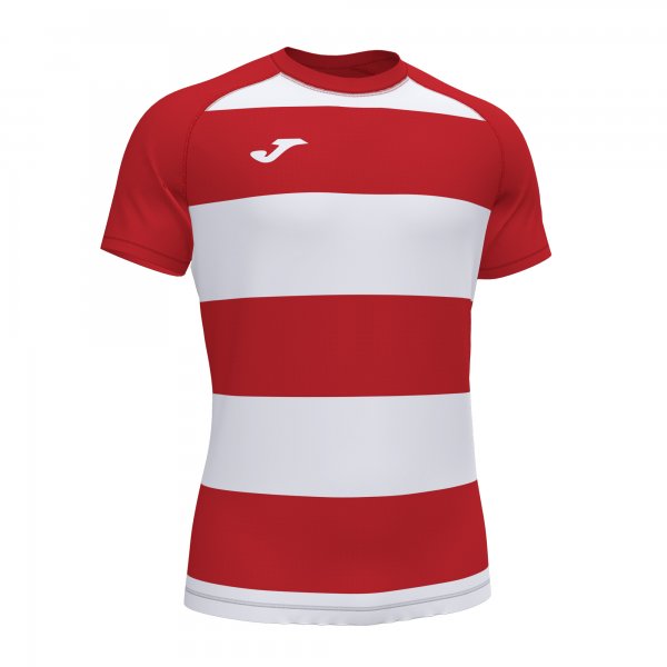 PRORUGBY II SHORT SLEEVE T-SHIRT RED WHITE