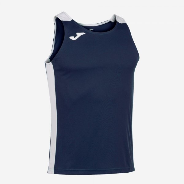 RECORD II TANK TOP NAVY WHITE