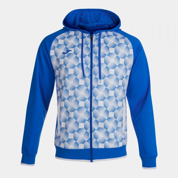 SUPERNOVA III ZIP-UP HOODIE ROYAL WHITE