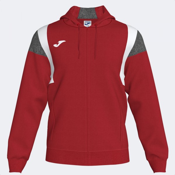 CONFORT III ZIP-UP HOODIE RED