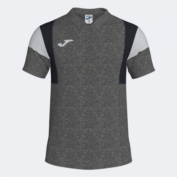 CONFORT III SHORT SLEEVE POLO MELANGE GREY