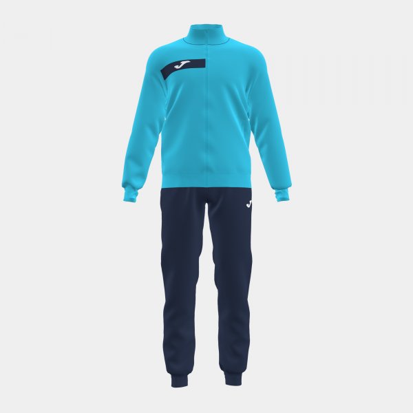 COLUMBUS TRACKSUIT FLUOR TURQUOISE-NAVY