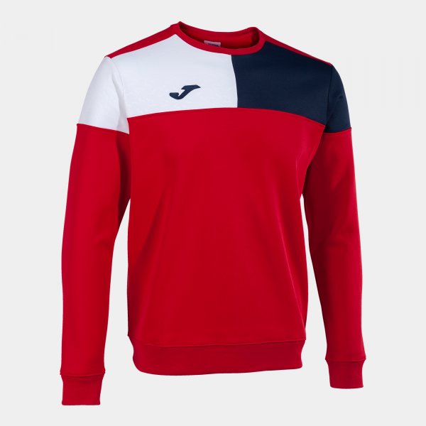 CREW V SWEATSHIRT RED NAVY