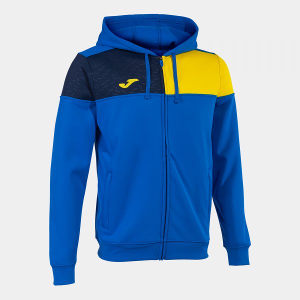 CREW V ZIP-UP HOODIE ROYAL YELLOW