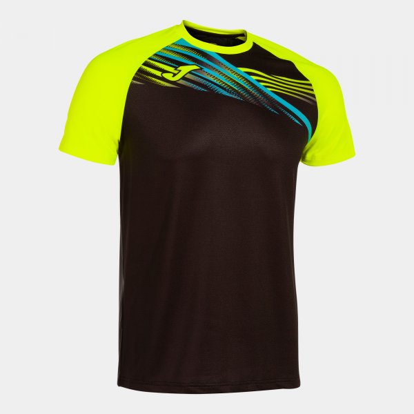 ELITE X SHORT SLEEVE T-SHIRT BLACK FLUOR YELLOW