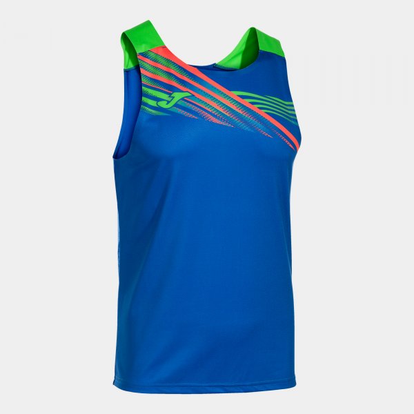 ELITE X SLEEVELESS SHIRT ROYAL FLUOR GREEN