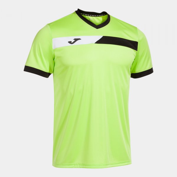 COURT SHORT SLEEVE T-SHIRT LIME BLACK