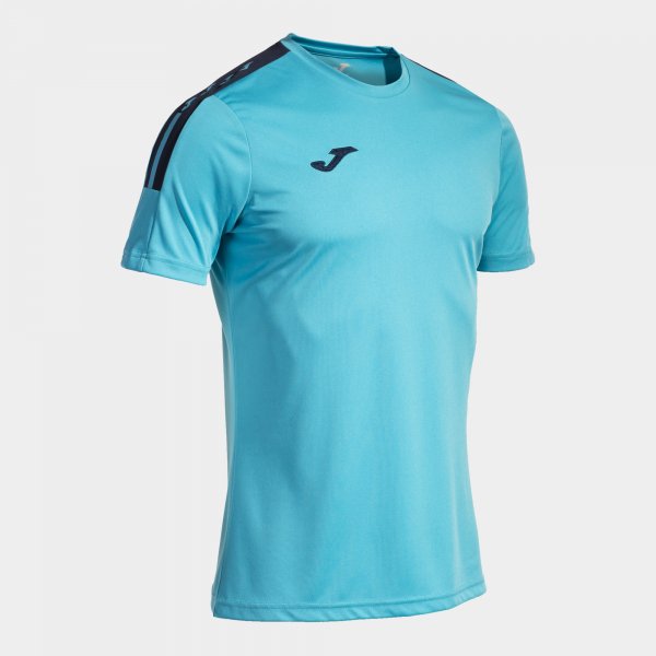 OLIMPIADA SHORT SLEEVE T-SHIRT FLUOR TURQUOISE-NAVY