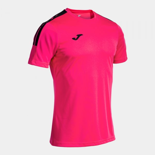 OLIMPIADA SHORT SLEEVE T-SHIRT FUCHSIA BLACK