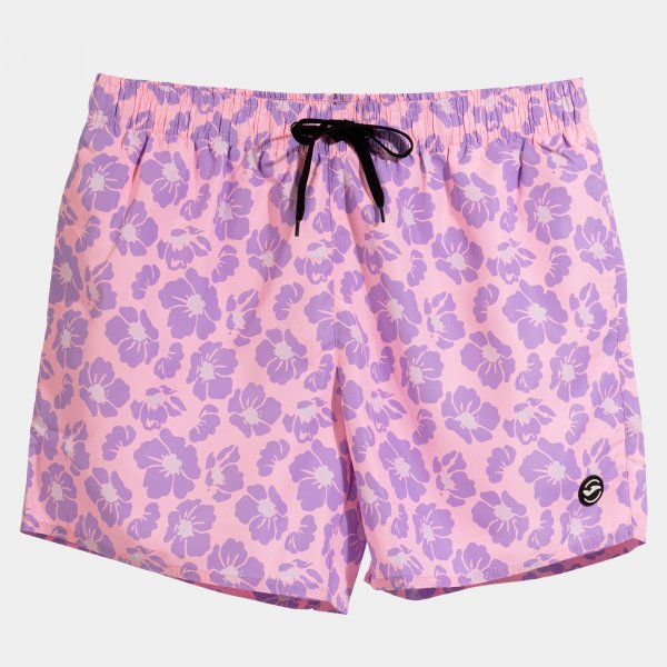 PARTY SWIM SHORTS PINK PURPLE