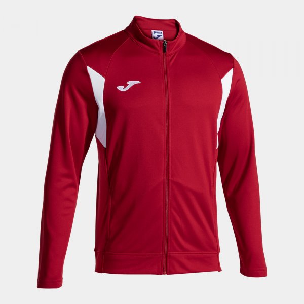 WINNER III FULL ZIP SWEATSHIRT RED WHITE