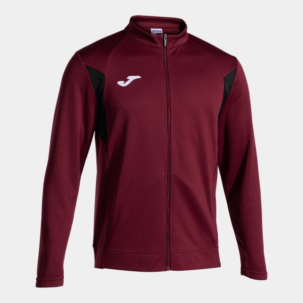 WINNER III FULL ZIP SWEATSHIRT BURGUNDY BLACK