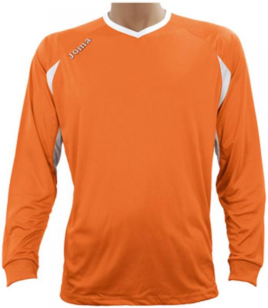 SHIRT CORINTO L/S ORANGE WHITE