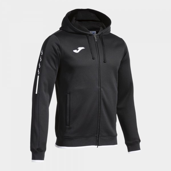 OLIMPIADA ZIP-UP HOODIE BLACK