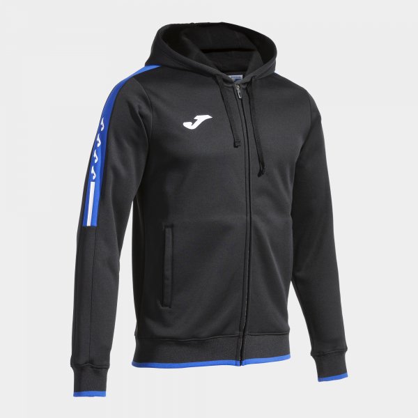 OLIMPIADA ZIP-UP HOODIE BLACK ROYAL