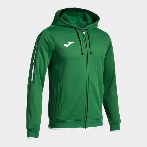 OLIMPIADA ZIP-UP HOODIE GREEN