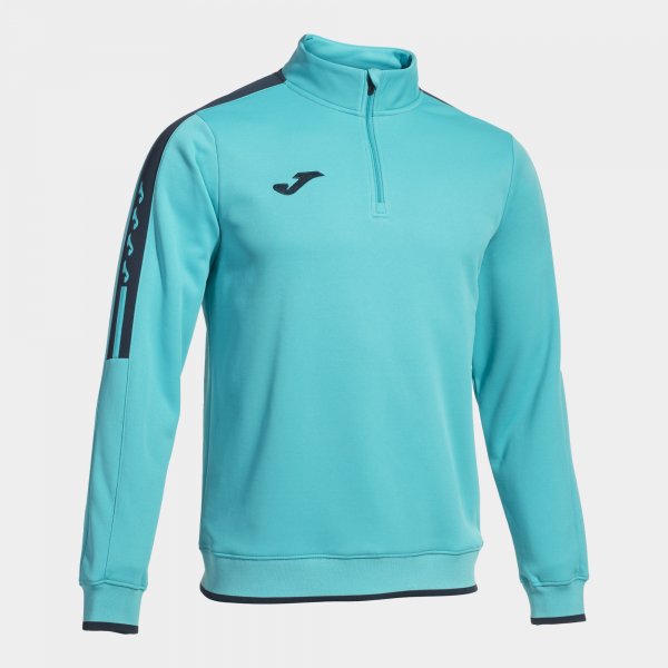 OLIMPIADA SWEATSHIRT FLUOR TURQUOISE BLACK