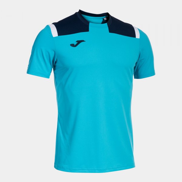 TOLEDO SHORT SLEEVE T-SHIRT FLUOR TURQUOISE-NAVY