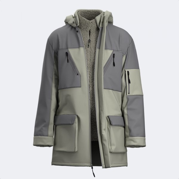 MYSTIC ANORAK BEIGE GREY