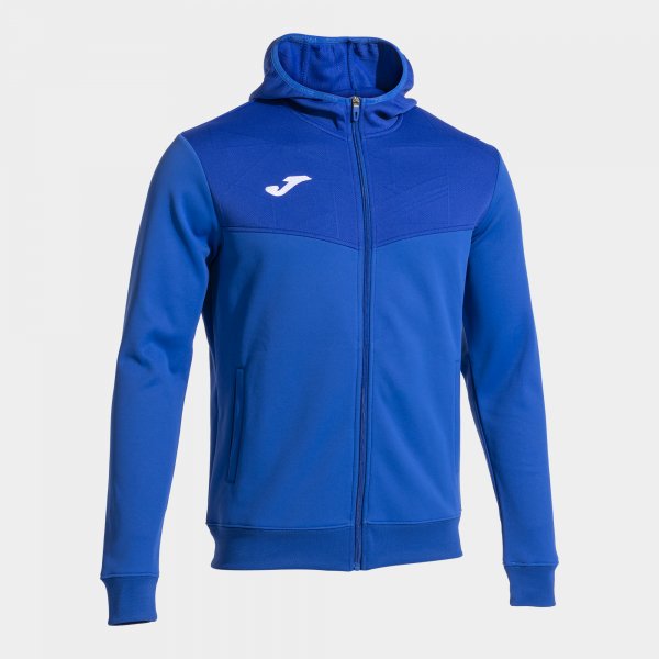 CAMPUS STREET ZIP-UP HOODIE ROYAL