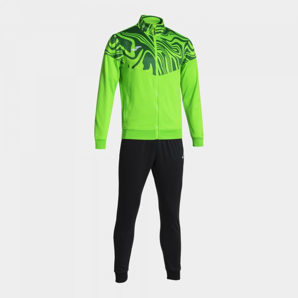 LION II TRACKSUIT FLUOR GREEN BLACK