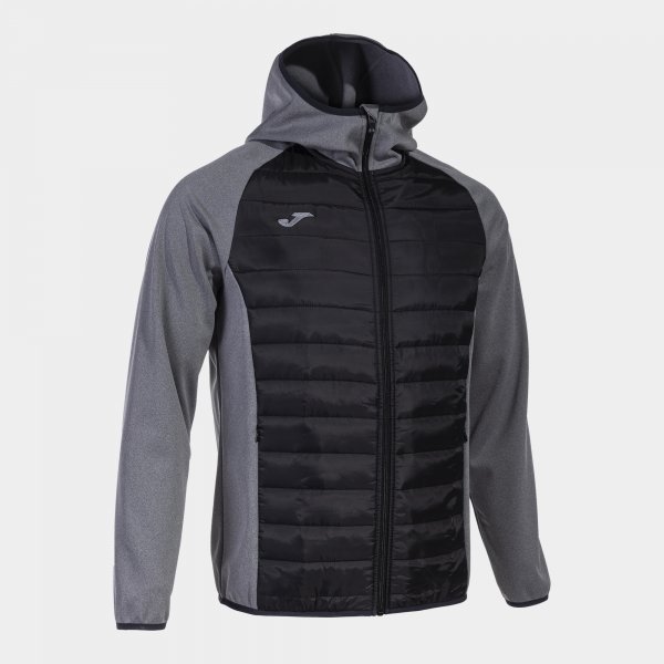 BERNA III SOFT SHELL MELANGE GREY BLACK