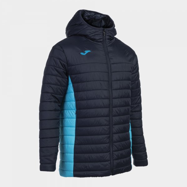 URBAN V ANORAK NAVY FLUOR TURQUOISE