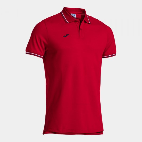 CONFORT CLASSIC SHORT SLEEVE POLO RED NAVY