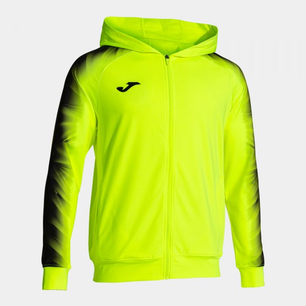 ELITE XI ZIP-UP HOODIE FLUOR YELLOW BLACK