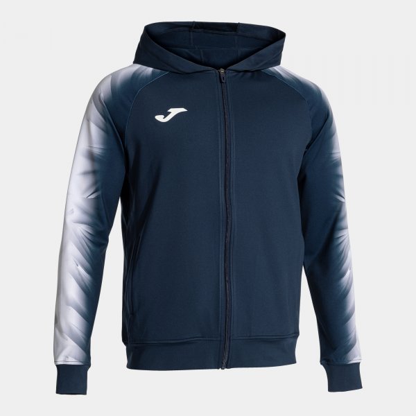 ELITE XI ZIP-UP HOODIE NAVY WHITE