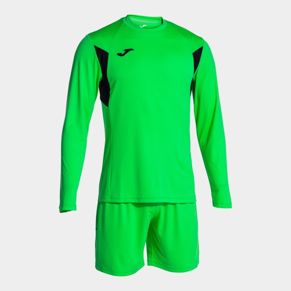 WINNER GK SET FLUOR GREEN BLACK