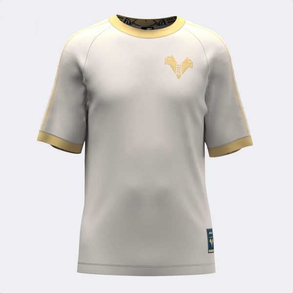 HELLAS VERONA SHORT SLEEVE T-SHIRT WHITE YELLOW
