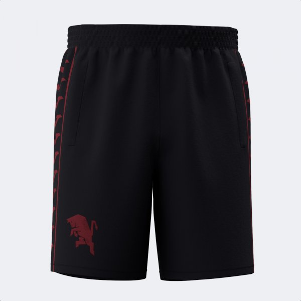 TORINO BERMUDA BLACK DARK RED