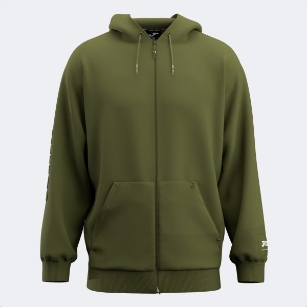 URBAN STREET ZIP-UP HOODIE GREEN