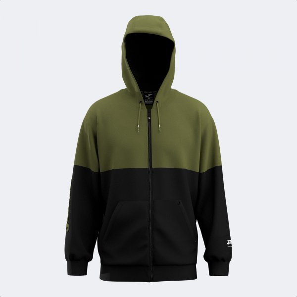 URBAN STREET ZIP-UP HOODIE GREEN
