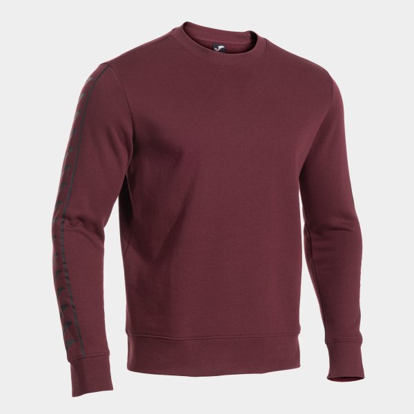 ICONO STREET SWEATSHIRT BURGUNDY BLACK
