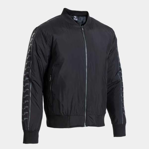 ICONO STREET BOMBER JACKET BLACK DARK GRAY
