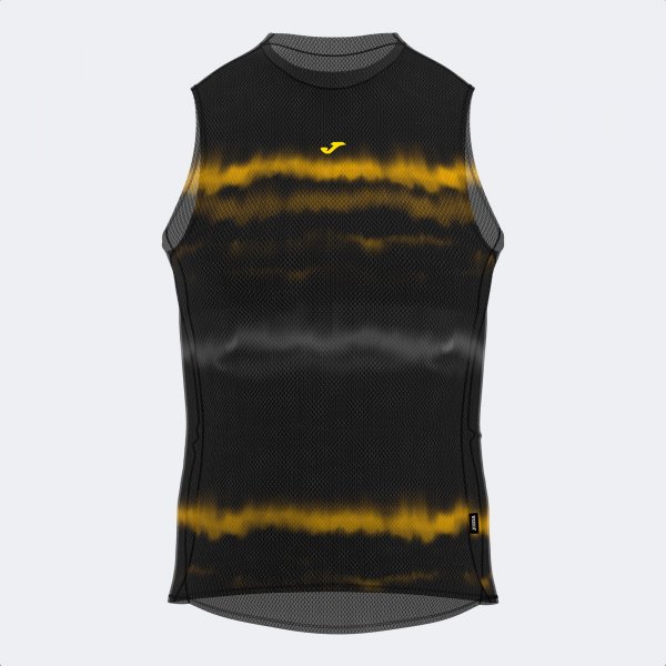 CRONO PRINTING SLEEVELESS SHIRT BLACK