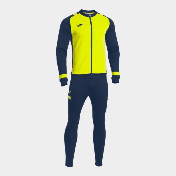 LIDER TRACKSUIT FLUOR YELLOW DARK NAVY