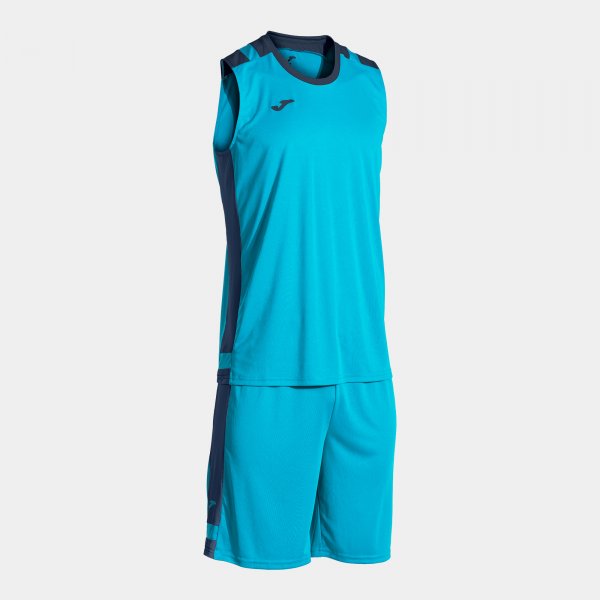 LIDER BASKET SET FLUOR TURQUOISE DARK NAVY