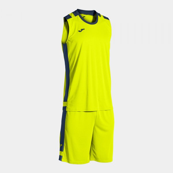 LIDER BASKET SET FLUOR YELLOW DARK NAVY
