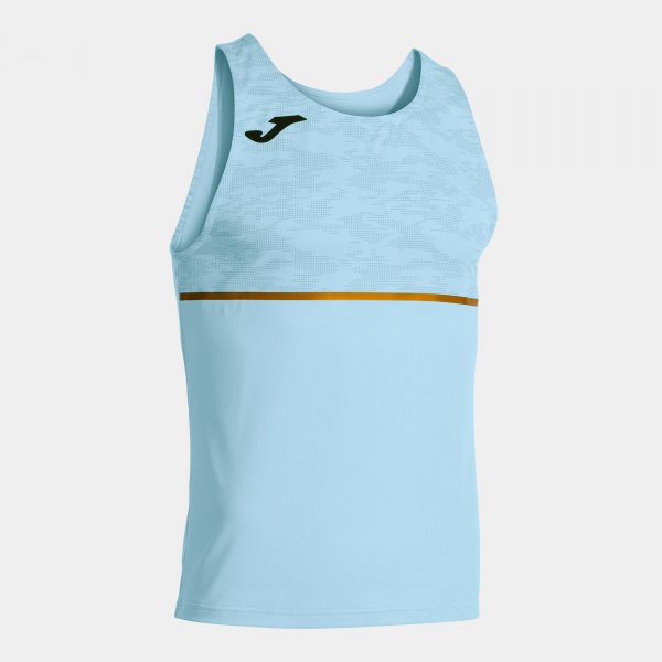 RECORD III SLEEVELESS SHIRT SKY BLUE