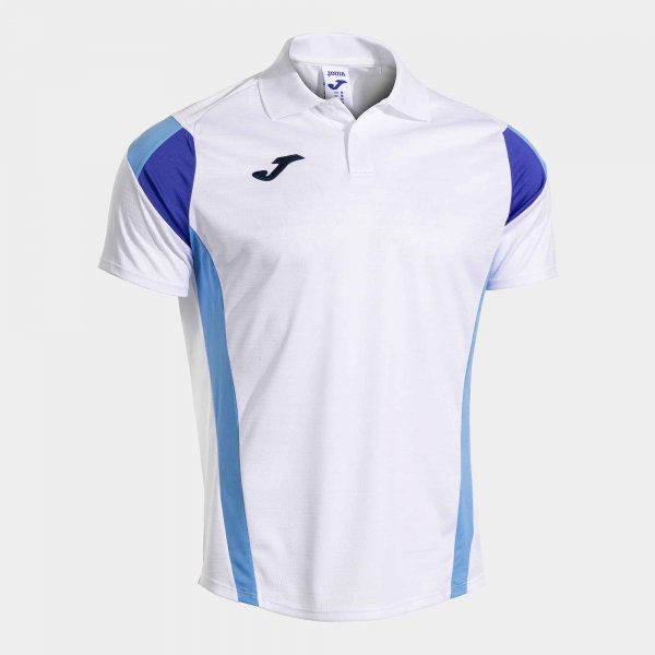 MONTREAL SHORT SLEEVE POLO WHITE SKY BLUE